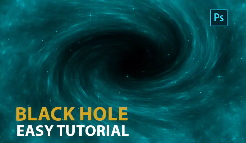 black hole in photoshop