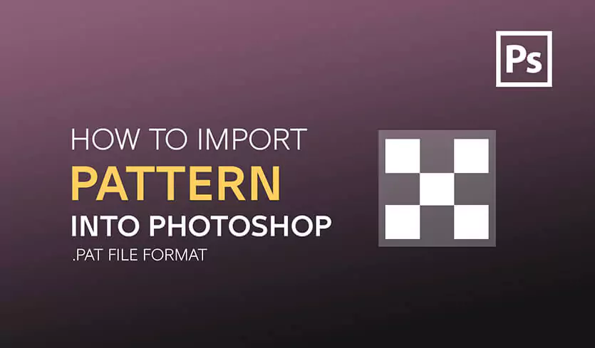 how to import pattern